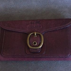 Coach Soho Buckle Wallet with Checkbook Holder